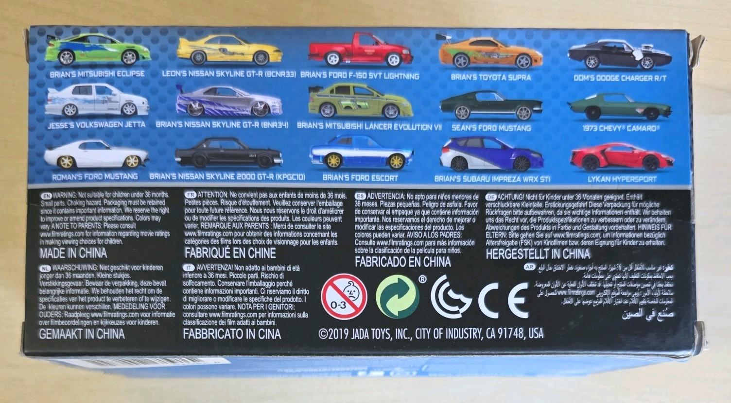 Jada Fast & Furious Dom's Dodge Charger R/T 1:32 Diecast Car Boxed