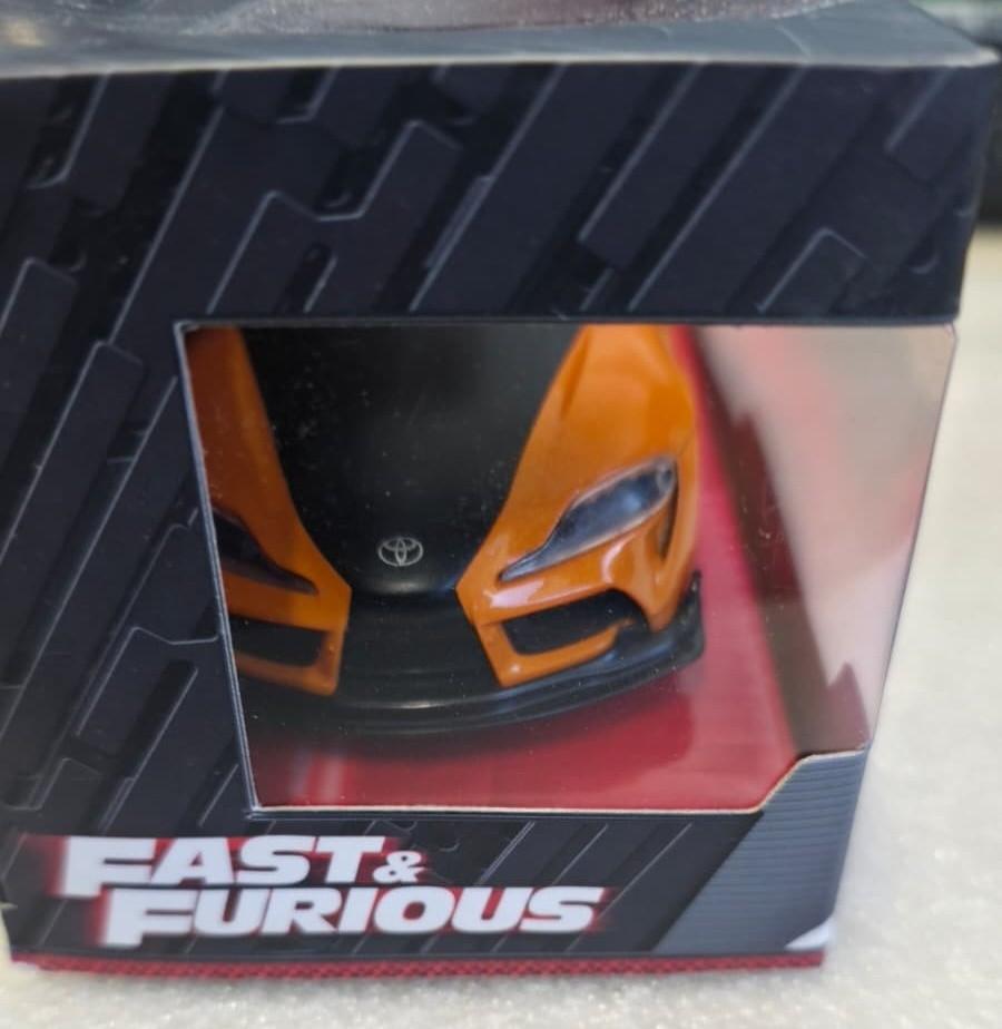 Jada Fast & Furious F9 Toyota GR Supra Die Cast Model Car Orange NIB 1:32