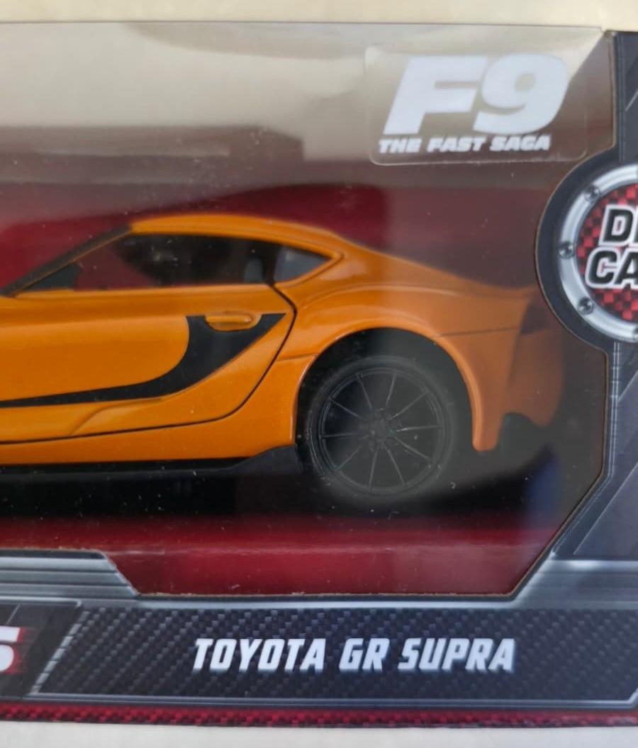 Jada Fast & Furious F9 Toyota GR Supra Die Cast Model Car Orange NIB 1:32