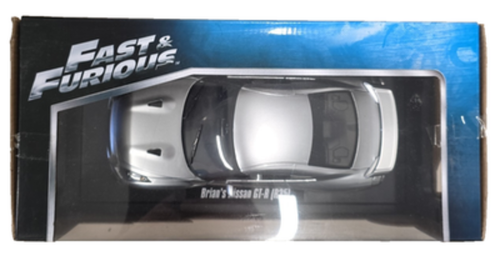 Jada Fast & Furious Nissan GT-R R35 1:18 Brian's Silver Boxed New Diecast