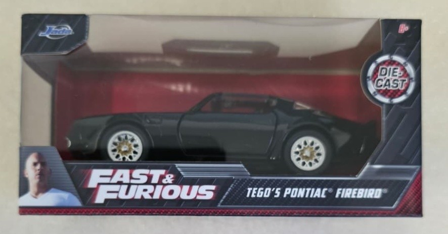 Jada Fast & Furious Tegos Pontiac Firebird Die Cast Model Car NIB 1:32