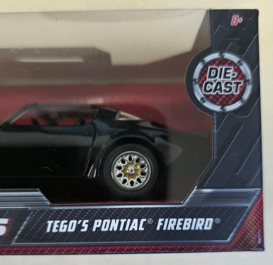 Jada Fast & Furious Tegos Pontiac Firebird Die Cast Model Car NIB 1:32
