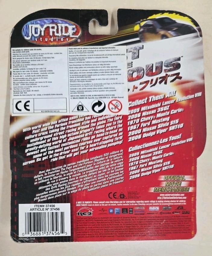 Joyride Tokyo Drift Series 1 1967 Ford Mustang #2 MOC 2006 RC2 Sealed Diecast