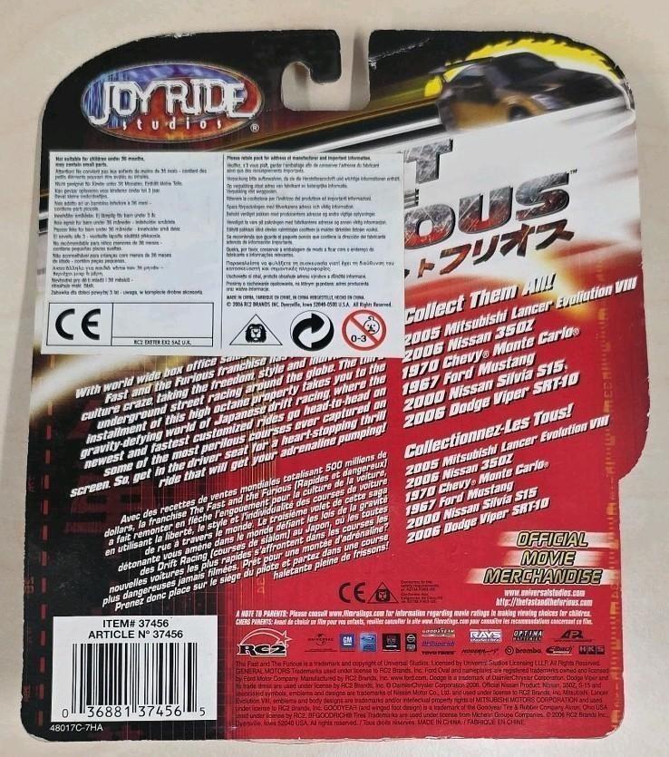 Joyride Tokyo Drift Series 1 1970 Chevy Monte Carlo #1 MOC 2006 RC2 Sealed