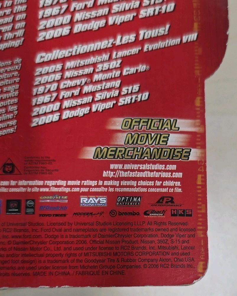 Joyride Tokyo Drift Series 1 1970 Chevy Monte Carlo #1 MOC 2006 RC2 Sealed