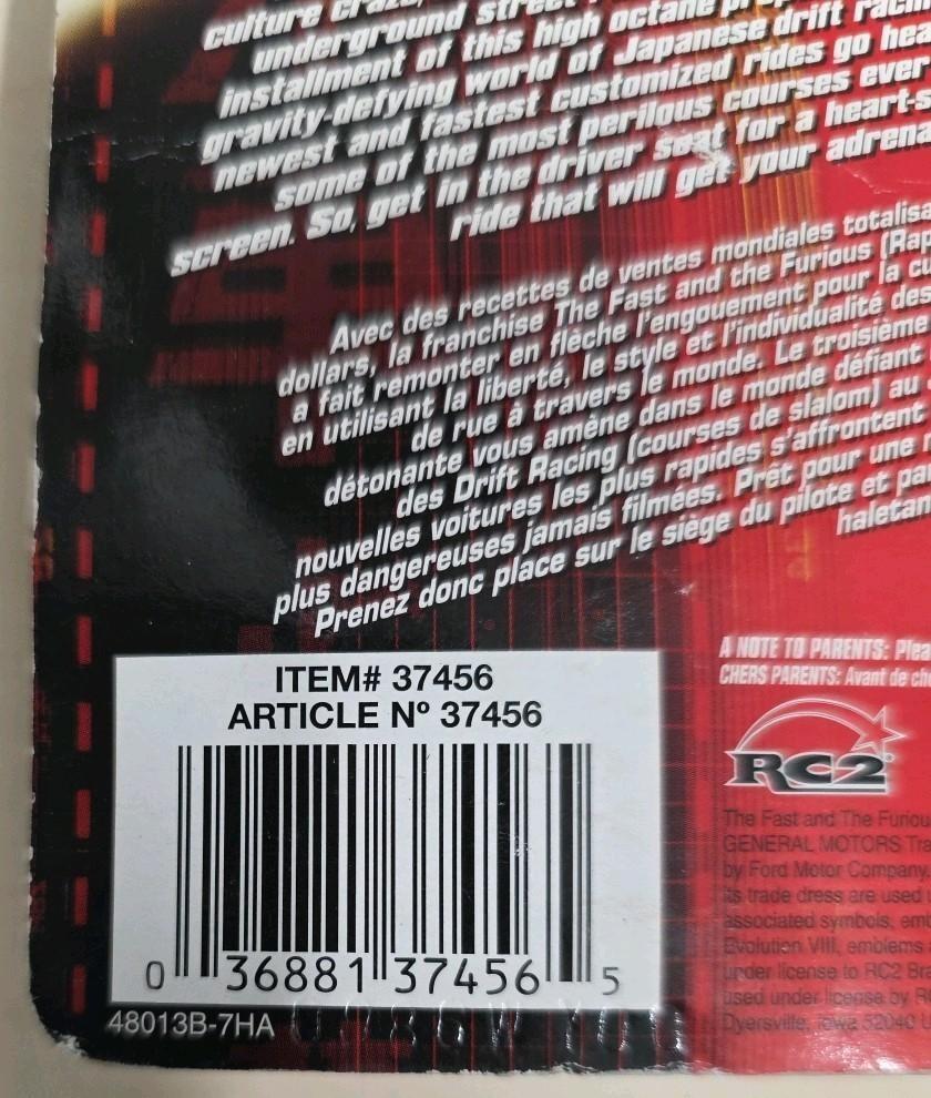Joyride Tokyo Drift Series 1 2006 Dodge Viper SRT-10 Red MOC 2006 RC2 Sealed